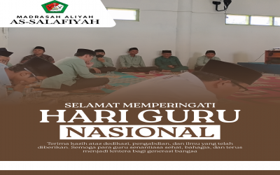 “Merawat Semesta dengan Cinta, As-Salafiyah Rayakan Hari Guru Nasional 2025”